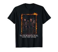 Supernatural Sam Dean Fire Door Camiseta