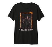 Supernatural Sam Dean Fire Door Camiseta Premium