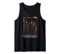 Supernatural Sam Dean Fire Door Camiseta sin Mangas