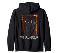 Supernatural Sam Dean Fire Door Sudadera con Capucha