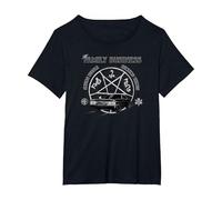 Supernatural Saving People and Hunting Camiseta, Mujer Tallas Grandes, Negro, 5XL Grande
