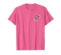 Supernatural Symbol Scratch Camiseta, Hombre, Rosa Jaspeado, 3XL