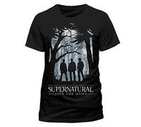 Supernatural - T-Shirt (Unisex-L) Group Outline (Black)