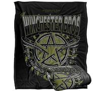 SUPERNATURAL Winchester Bros Officially Licensed Silky Touch Super Soft Throw Blanket 152 x 127 cm