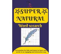 Supernatural Word Search Puzzle Book: Word Searches with Easy to Read Print about the supernatural, monsters, magic and More | 6x9 inches, 100 pages | ... for Vacations, Holidays, Free times and More