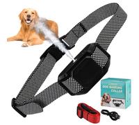 SUPERNIGHT - Collar antiladridos en aerosol con citronela, dispositivo de entrenamiento sin golpes, seguro y recargable con 2 correas ajustables