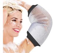 SUPERNIGHT Cubierta impermeable para ducha, cubiertas de línea PICC para la parte superior del brazo, protector de manga de vendaje hermético reutilizable para adultos para codo