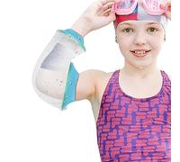 SUPERNIGHT Funda impermeable para ducha, protector de codo para adolescentes para nadar y bañarse, funda de vendaje impermeable reutilizable para heridas de brazo y mano de niños, evita infecciones