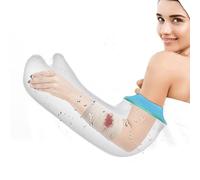 SUPERNIGHT Funda impermeable para ducha, protector de vendaje hermético de medio brazo para adultos, para manos, codos y muñecas, manga reutilizable para baño y ducha