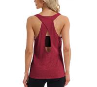 Superora Mujer Camisas sin Mangas Deportivas Camisetas Fitness Yoga Tops Deportes Espalda Abierta