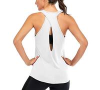 Superora Mujer Camisas sin Mangas Deportivas Camisetas Fitness Yoga Tops Deportes Espalda Abierta