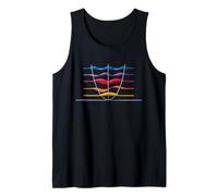 Superposición de Ondas Física Ondas Astrofísica Físico Camiseta sin Mangas