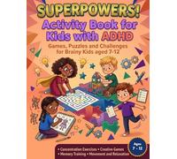 SUPERPOWERS! Activiti Book For Kids With ADHD: ADHD Word Search For Kids | ADHD Focus Words | ADHD Workbook