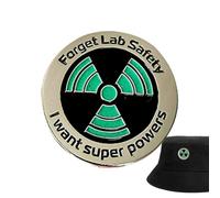 Superpowers Badge Pins - Sturdy Metal Hero Emblem Pin, Bright Collectible Geek Badge | Accesorio de declaración de cómic manual, botón de solapa de regalo lindo, elegante bolso zapato encanto del