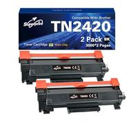 Superprint Cartuchos de tóner compatibles con Brother TN2420 (2 unidades)