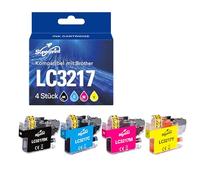 Superprint LC3217 Cartuchos compatibles con Brother LC3217 LC3219 Ink Cartridge MFC-J6930DW MFC-J6530DW MFC-J6935DW MFC-J5730DW MFC-5330DW MFC-J5930DW MFC-J5335DW Impresora (paquete de 4)