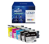 Superprint LC527 - Cartuchos de tinta compatibles con Brother LC527 LC527VAL para impresora MFC-J4350DW MFC-J4550DW (estándar, BK*2/C/M/Y)
