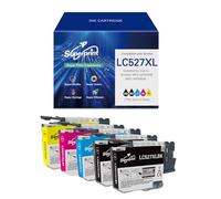 Superprint LC527 - Cartuchos de tinta compatibles con Brother LC527 LC527VAL para impresora MFC-J4350DW MFC-J4550DW (grande, BK*2/C/M/Y)