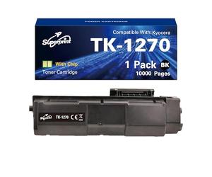 Superprint TK1270 - Cartucho de tóner compatible con Kyocera TK-1270 para impresora ECOSYS PA4000x PA4000wx (1 paquete, con chip)