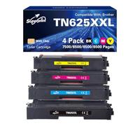 Superprint Tóner compatible con Brother TN-625XXL (XXL, 4 unidades)
