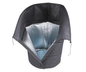 Superprotect 07488 - Protector térmico para macetas de Invierno, protección contra heladas, protección contra el frío, diámetro 25-35 cm x 40 cm