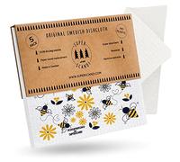 SUPERSCANDI 5 Piezas Paños de Cocina - 100% Biodegradables y Compostables | Trapos de Cocina Reutilizables, Aptos para Alimentos y Sin Plástico | Bayetas para Todas Las Superficies, Abejas