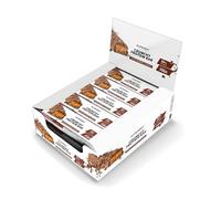 Superset Nutrition - Crunchy Protein Bar (15x60g) - Barritas Proteicas - Suave, crujiente y con un 36% de proteínas - Choco Brownie Caramelo