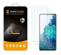 Supershieldz - Protector de pantalla de vidrio templado anti arañazos, sin burbujas, de 0,33 mm para Samsung Galaxy S20 FE 5G / Galaxy S20 FE 5G UW (3 unidades)