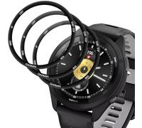 Supershieldz Protector de pantalla para Garmin Forerunner 265S, paquete de 3 películas protectoras antiarañazos, diseño de borde curvado 3D, sin burbujas, sensible al tacto, vidrio templado ultra