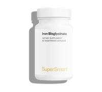 Supersmart IRON BISGLYCINATE Bisglicinato de hierro 60 cápsulas