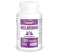 Supersmart - Melatonin 1 mg - Ayuda contra el Insomnio - Pastillas para Dormir | No OMG & Libre de Gluten
