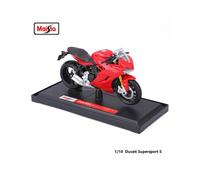 (SUPERSPORT S) Maisto Ducati Panigale V4 S Corse 1:18 Escala Aleaci?n Motocicleta Diecast