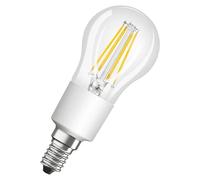 Osram bombilla LED E14 filamento transparente regulable 2700K de 5,9W (60W)