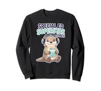 Superstar Vibes Educación Nutria Maestro Necesidades Sudadera