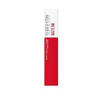 Maybelline New York, Superstay Matte Ink, Pintalabios Líquido Mate de larga duración, Color altamente pigmentado, Tono 325 Shot Caller, 30 g