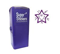 SuperStickers Smiley Star Stamper - Morado, pequeño