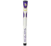 SuperStroke NFL Golf Club Grip, Minnesota Vikings (Mid Slim 2.0) | Textura de superficie de tracción cruzada y perfil de gran tamaño | Presión de agarre uniforme para un trazo más consistente | Agarre