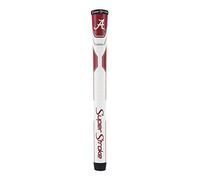 SuperStroke Unisex's NCAA Traxion Tour Golf Club Grip, carmesí/blanco, estándar