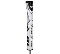 SuperStroke Zenergy Pistol 2.0 - Empuñadura para putter de golf con tecnología SPYNE No Taper, nuevo texturizado multinacional y Tech-Port, blanco/negro
