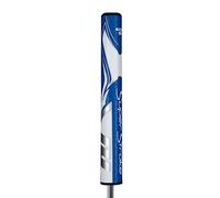 SuperStroke Zenergy Tour 3.0 Empuñadura para putter de golf con tecnología SPYNE No Taper, nuevo texturizado multizona y Tech-Port, blanco/azul
