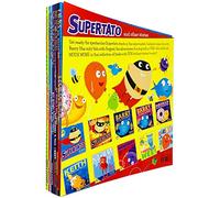 Supertato and Other Stories Collection 10 Books Set By Sue Hendra (Supertato, Run Veggies Run!, Barry the Fish with Fingers,the Hairy Scary Monster, Norman the Slug with a Silly Shell & More)