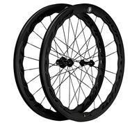 SUPERTEAM Juego de ruedas de carbono 50CU-25-CC 700C Juego de ruedas sin cámara Freno de llanta