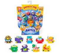 SUPERTHINGS KAZOOM Power Battle - Pack de 10. Contiene 10 SuperThings (Incluye 1 Figura Sorpresa y 1 capitán Dorado). Pack 1 de 2