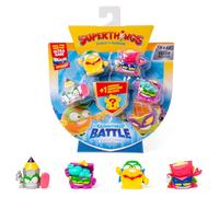 SUPERTHINGS KAZOOM Power Battle - Pack de 5. Contiene 5 SuperThings (Incluye 1 Figura Sorpresa y 1 capitán Plateado). Pack 3 de 6