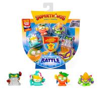 SUPERTHINGS KAZOOM Power Battle - Pack de 5. Contiene 5 SuperThings (Incluye 1 Figura Sorpresa y 1 capitán Plateado). Pack 4 de 6