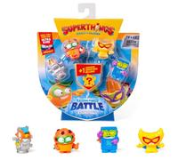 SUPERTHINGS KAZOOM Power Battle - Pack de 5. Contiene 5 SuperThings (Incluye 1 Figura Sorpresa y 1 capitán Plateado). Pack 5 de 6