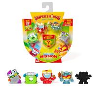 SUPERTHINGS KAZOOM Power Mission - Pack de 5. Contiene 5 SuperThings (Incluye 1 Figura Sorpresa y 1 SuperLíder Plateado). Pack 6 de 6