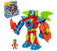 SUPERTHINGS KAZOOM Power-Titan Fury.Robot Titan Fury de Kid Fury de la Serie de TV “Superthings Kazoom Power”.con Espada,Escudo,alas y Disparador. Contiene Robot,Kid Fury Exclusivo y 3 Proyectiles