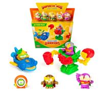 SUPERTHINGS KAZOOM Power Warriors - Action Pack. Contiene 5 Superthings (Incluye 1 capitán Dorado), 1 Robot, 1 Slider. Pack 1 de 4