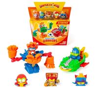 SUPERTHINGS KAZOOM Power Warriors - Action Pack. Contiene 5 Superthings (Incluye 1 capitán Dorado), 1 Robot, 1 Slider. Pack 2 de 4